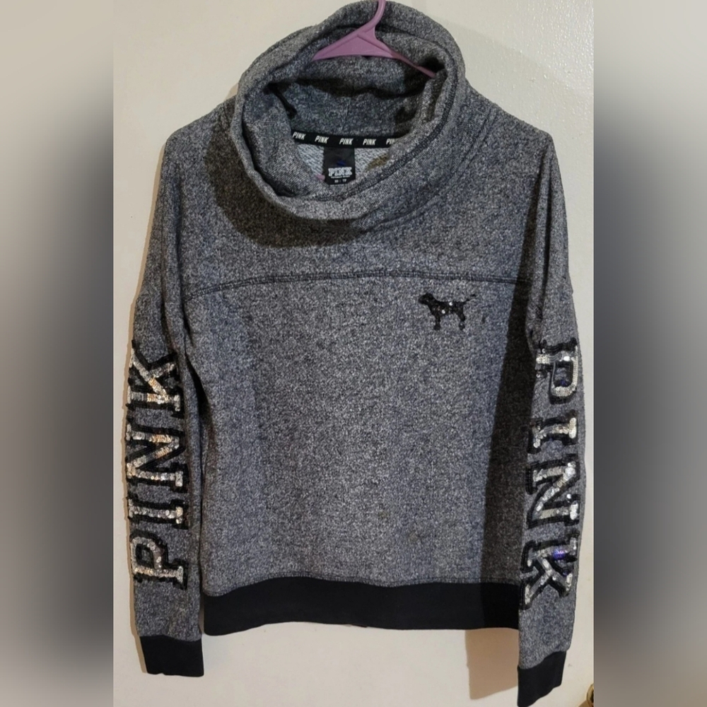Victoria's Secret PINK Y2K Bling Runway Limited Edition Sweatshirt Size XS